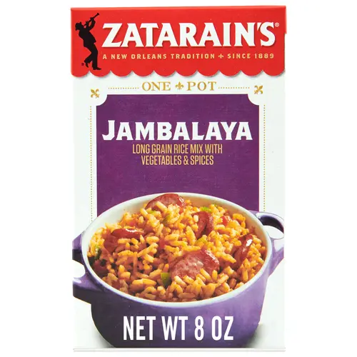 Zatarain's Non-GMO Jambalaya Rice Mix, 8 oz Box