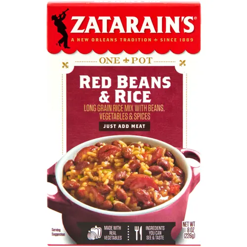 Zatarain's No Artificial Flavors Red Beans & Rice Dinner Mix, 8 oz Box