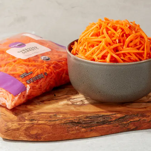 Organic Fresh Shredded Carrots, 10 oz Bag thumbnail 2