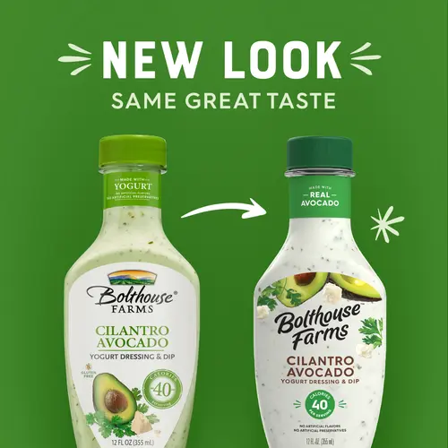 Bolthouse Farms Dressing, Cilantro Avocado Creamy Yogurt Dressing, 12 fl. oz. thumbnail 2