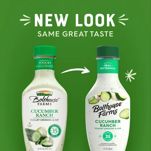 Bolthouse Farms Cucumber Ranch Dressing, Yogurt Dressing, 12 oz. thumbnail 2