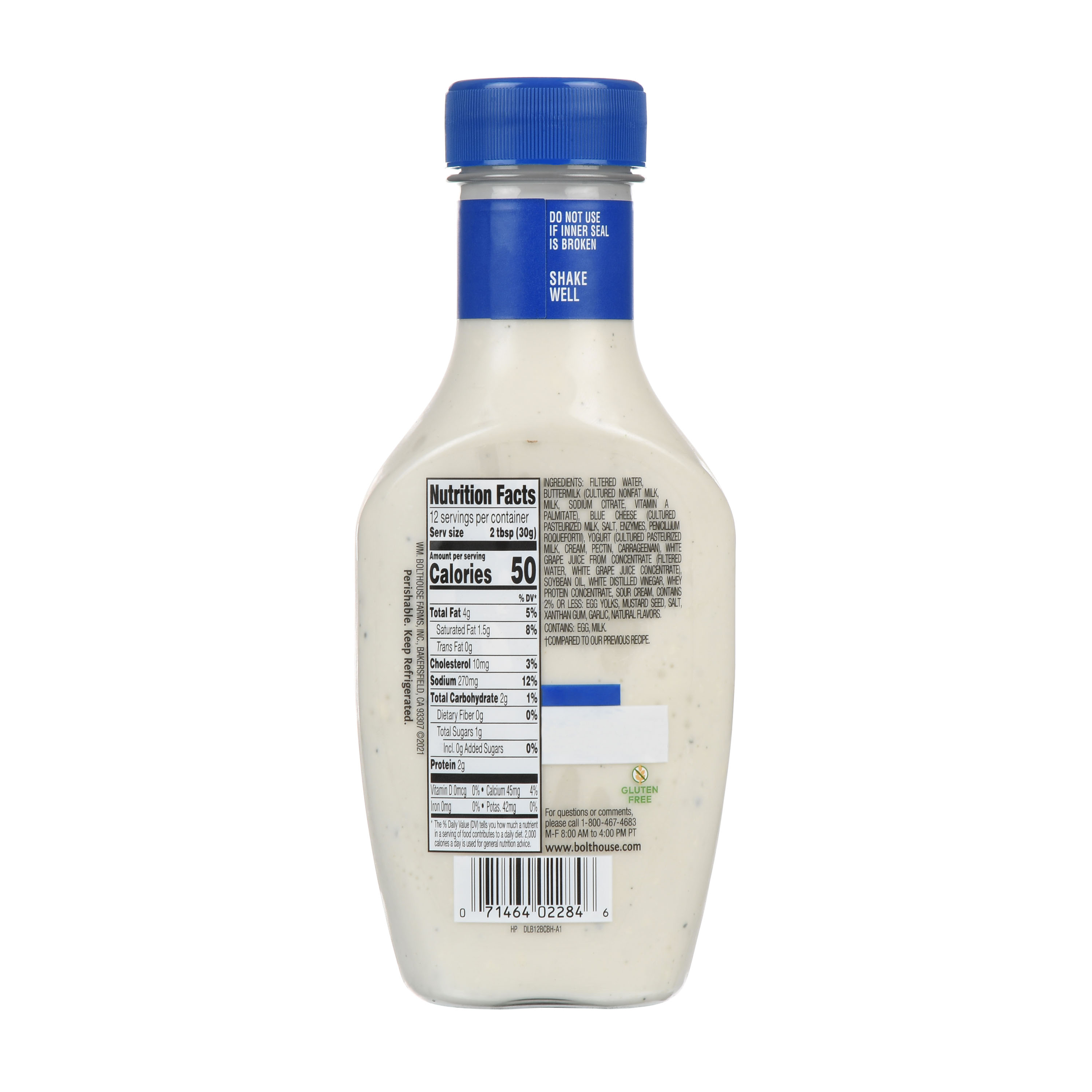 Bolthouse Farms Dressing , Chunky Blue Cheese Creamy Yogurt Dressing, 12 fl. oz. thumbnail 2