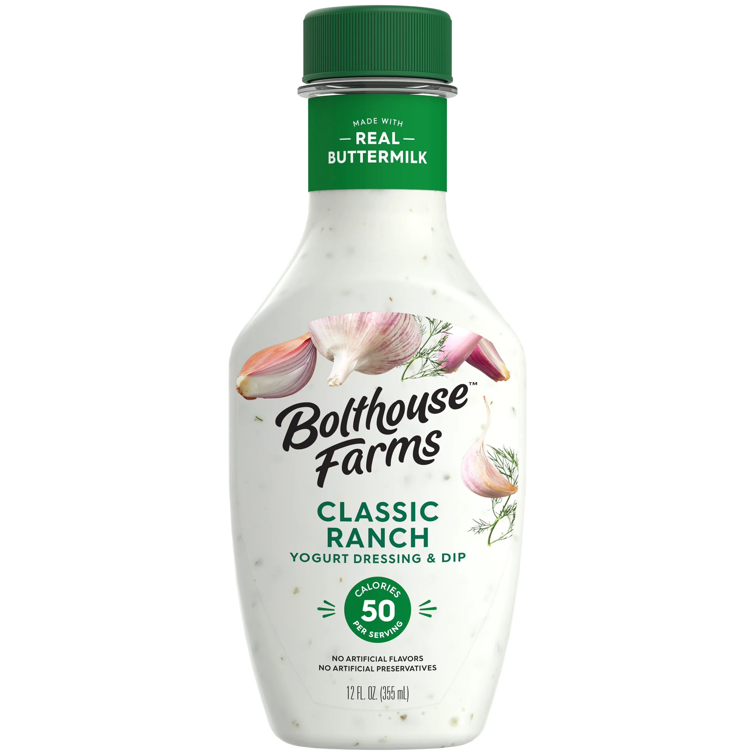 Bolthouse Farms Dressing, Classic Ranch Yogurt Dressing, 12 fl. oz.