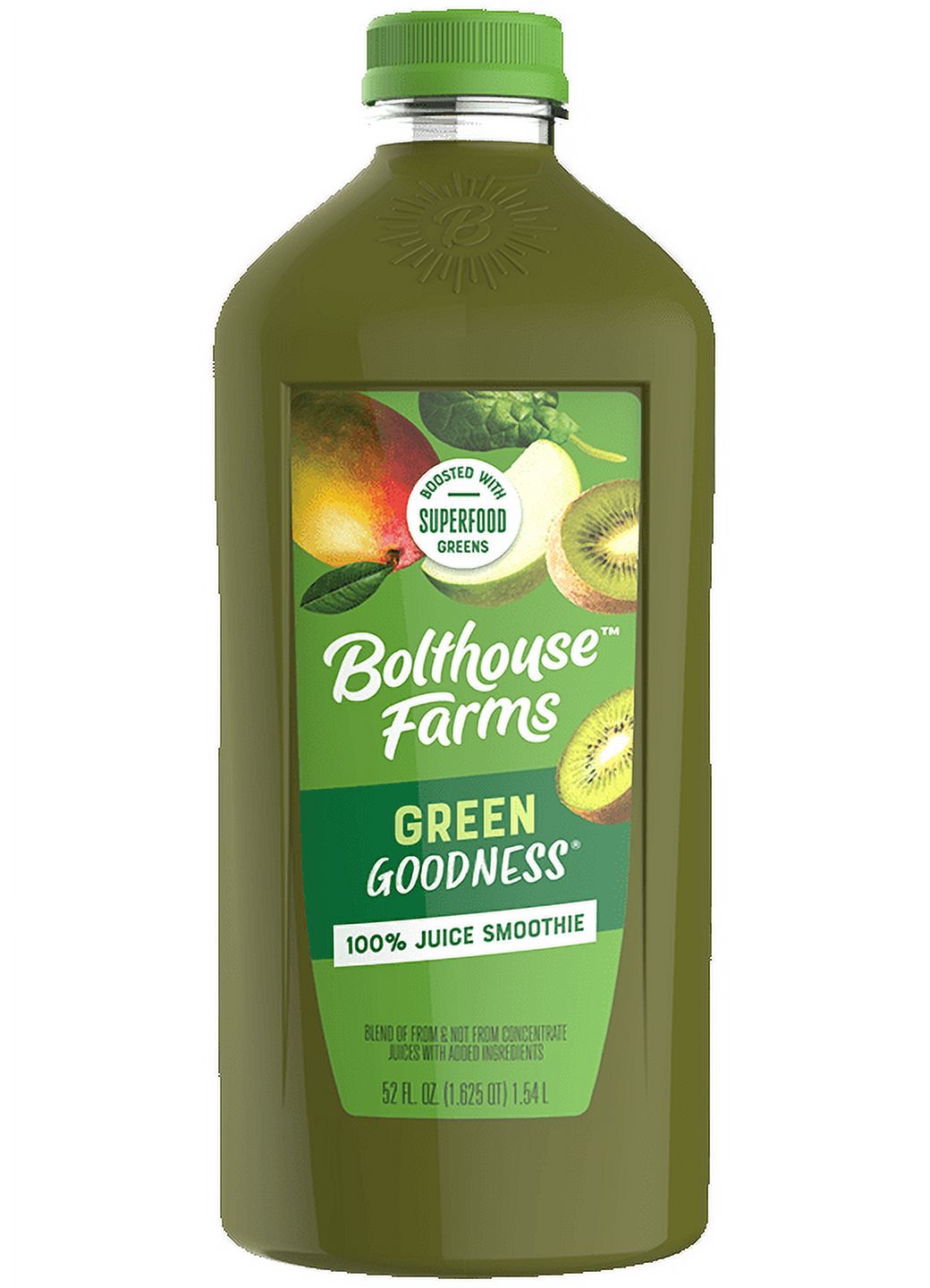 Bolthouse Farms Fruit Juice Smoothie, Green Goodness, 52 fl. oz. Bottle thumbnail 2