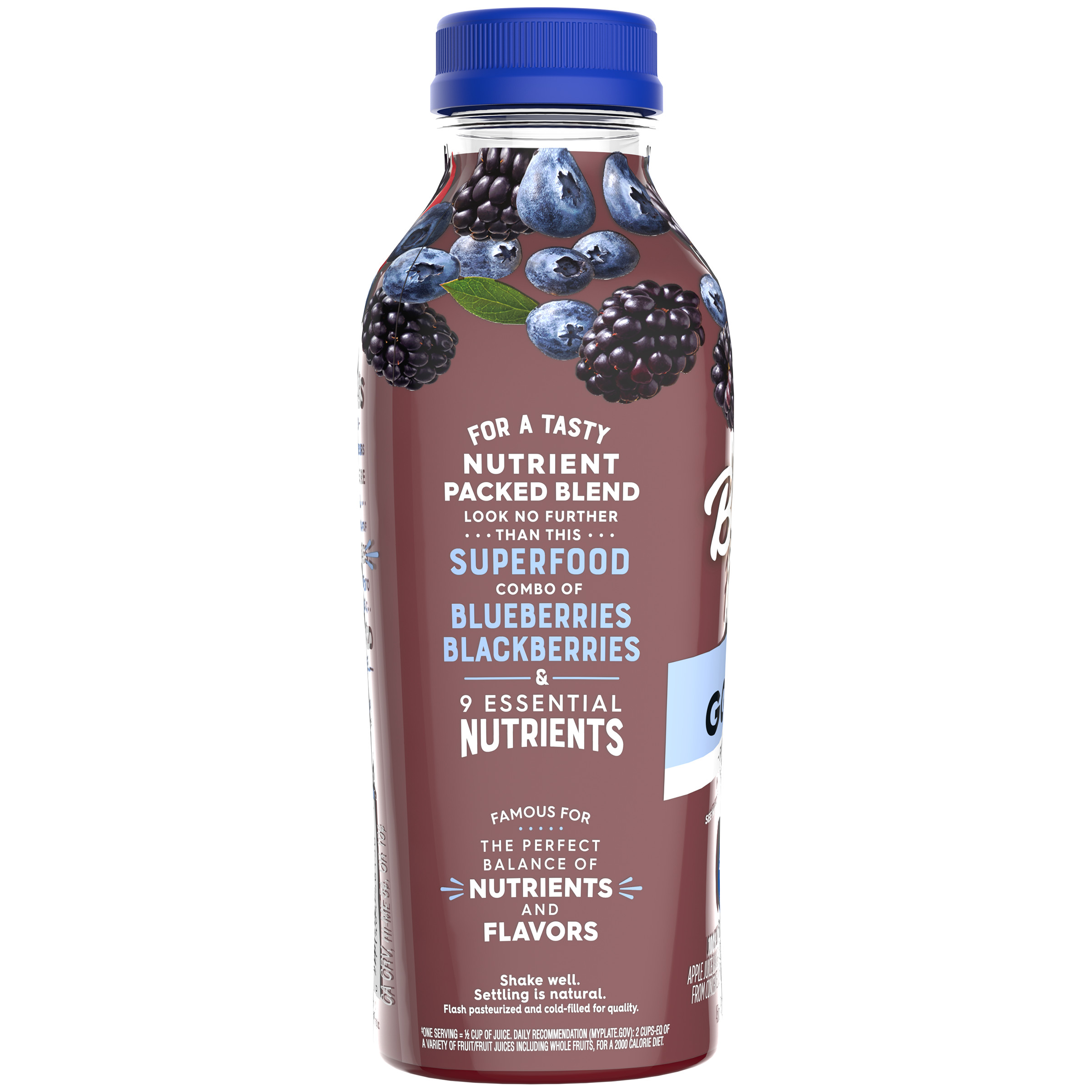 Bolthouse Farms Fruit Juice Smoothie, Blue Goodness, 15.2 fl. oz. Bottle thumbnail 4