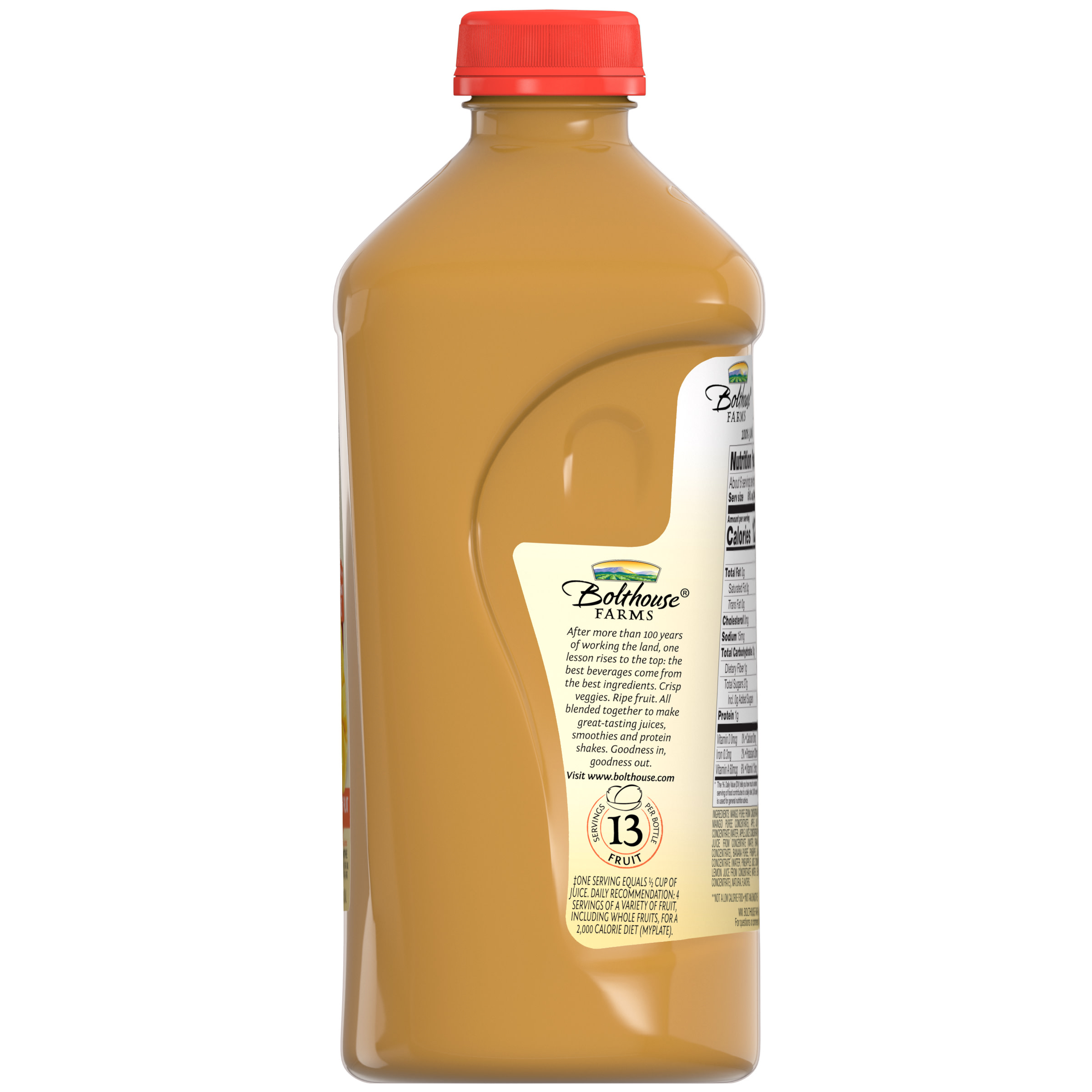 Bolthouse Farms Amazing Mango Fruit Juice Smoothie, 52oz thumbnail 2