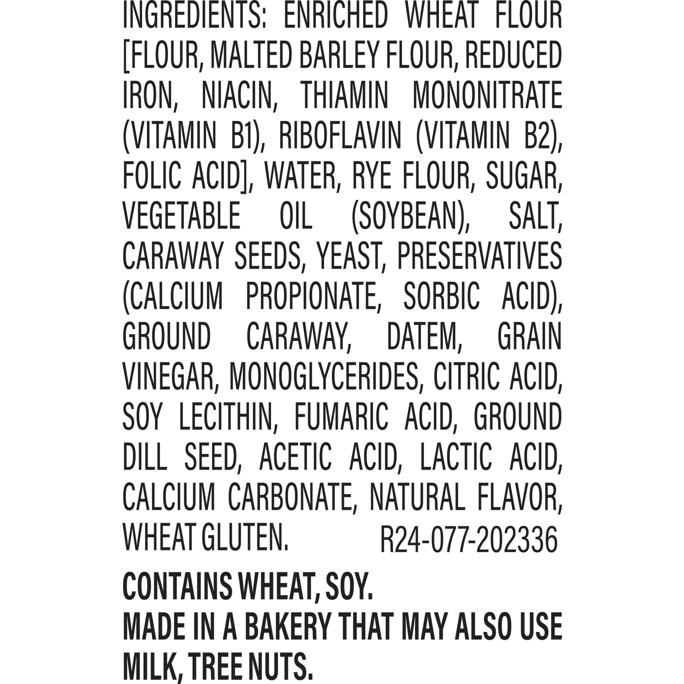 Levy's Seeded Rye Bread, 16 oz, Rye Bread, Bag thumbnail 4