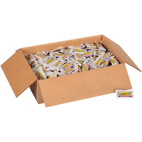 SALSA DEL SOL Single Serve JalapeÃ±o Hot Sauce, 9 gr. Packets (Pack of 500)