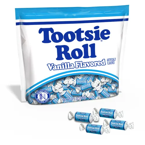 Tootsie Roll, Vanilla Midgees, 11.5 oz.  Peanut Free, Gluten Free.  Contains Milk and Soy. thumbnail 3