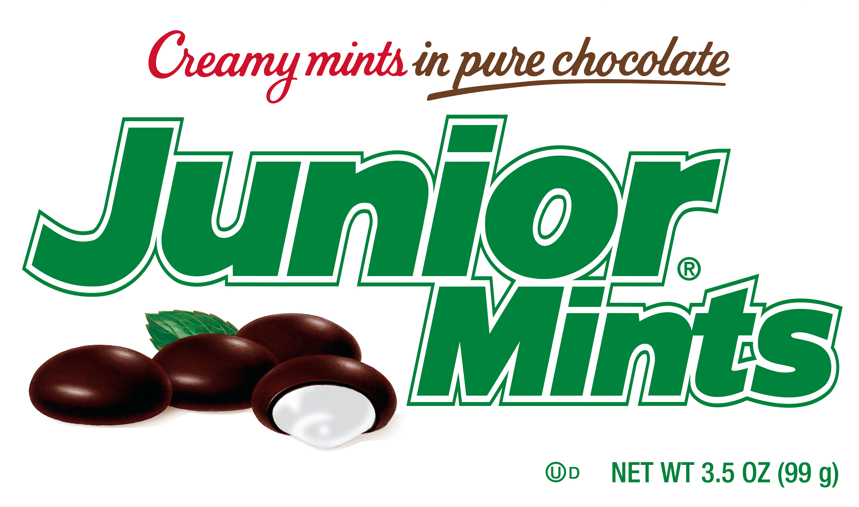 Tootsie Junior Mints, Gluten Free Dark Chocolate with Mint Filling, 3.5 oz