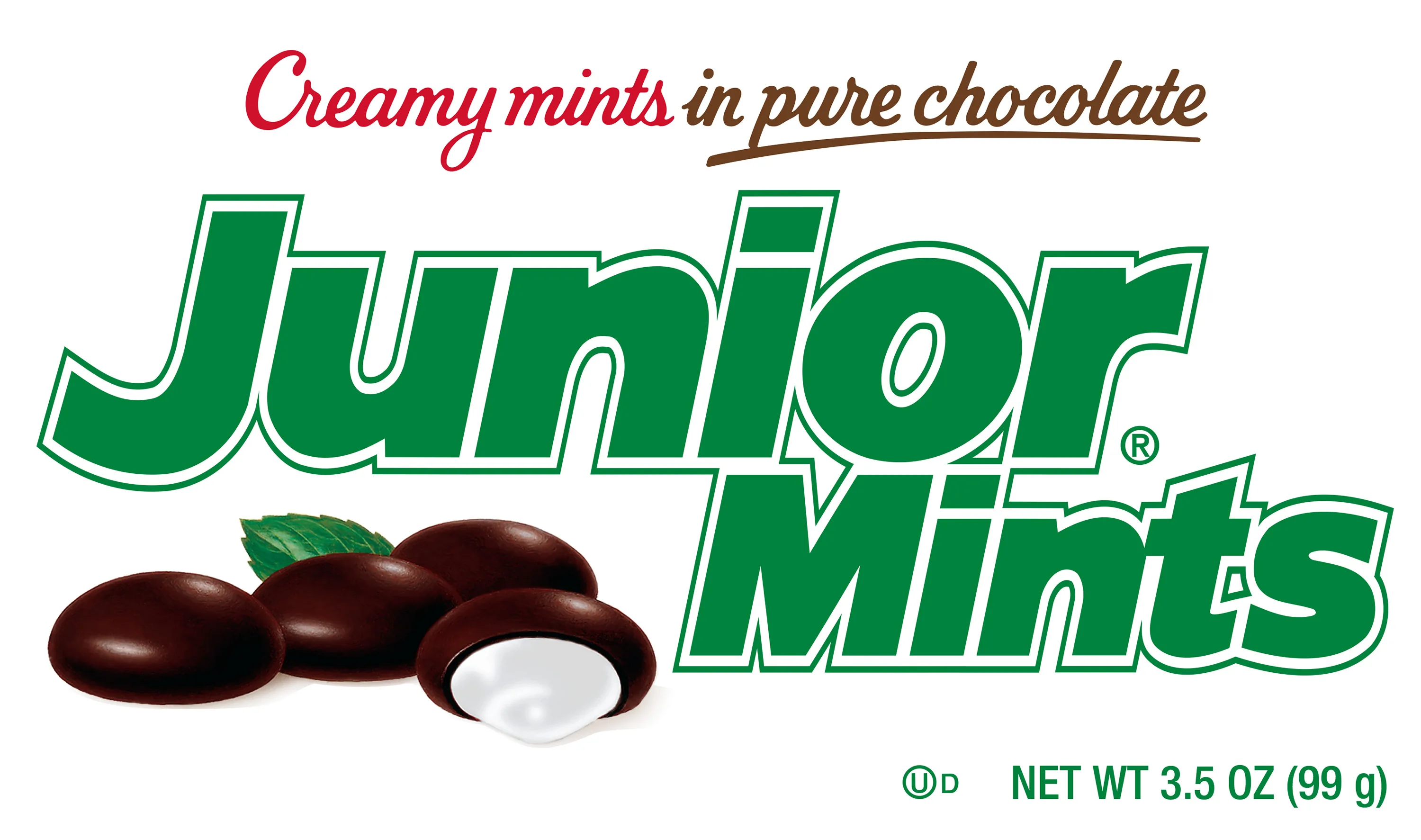 Tootsie Junior Mints, Gluten Free Dark Chocolate with Mint Filling, 3.5 oz
