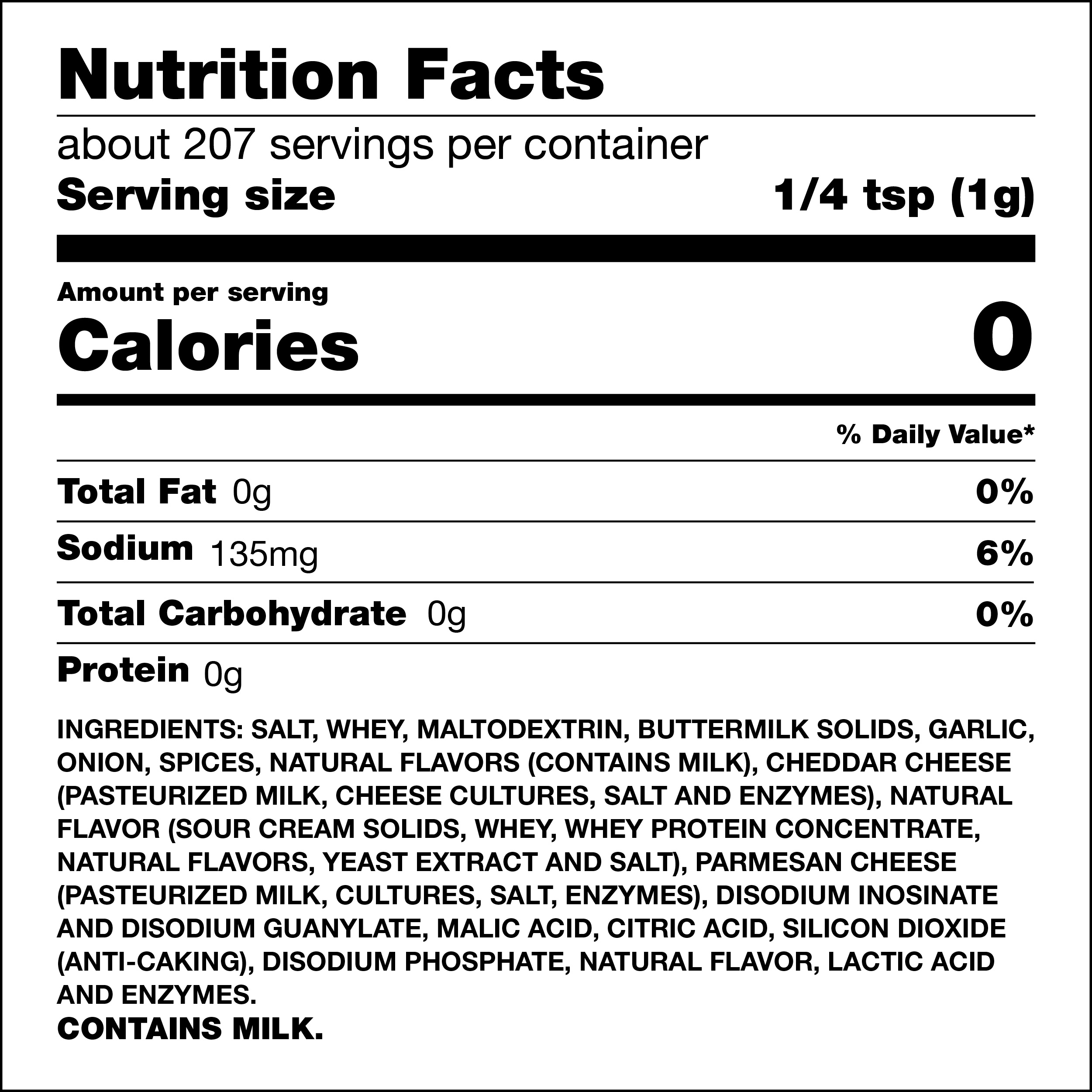 Blackstone Parmesan Ranch Seasoning, 7.3 oz - Gluten-Free thumbnail 2