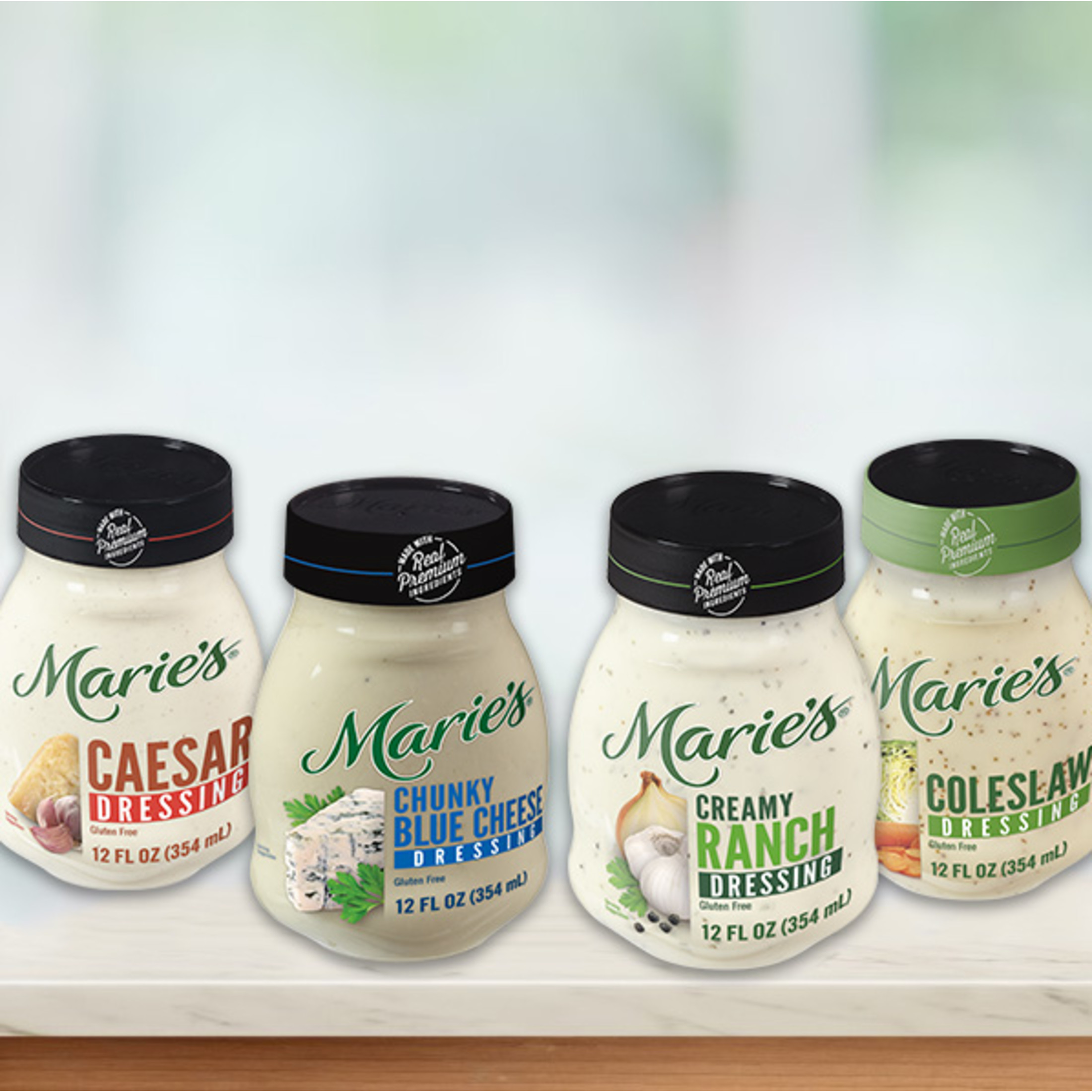 Marie'sÂ® Chunky Blue Cheese Dressing 12 fl oz Plastic Jar thumbnail 2