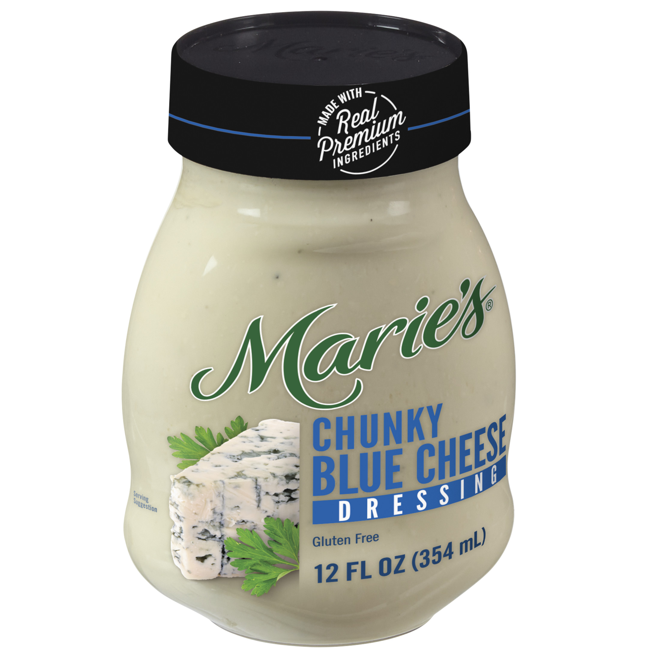 Marie'sÂ® Chunky Blue Cheese Dressing 12 fl oz Plastic Jar thumbnail 3