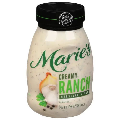 Marie'sÂ® Creamy Ranch Dressing 25 fl oz Plastic Jar thumbnail 3