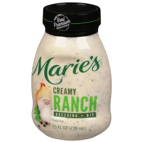 Marie'sÂ® Creamy Ranch Dressing 25 fl oz Plastic Jar thumbnail 4