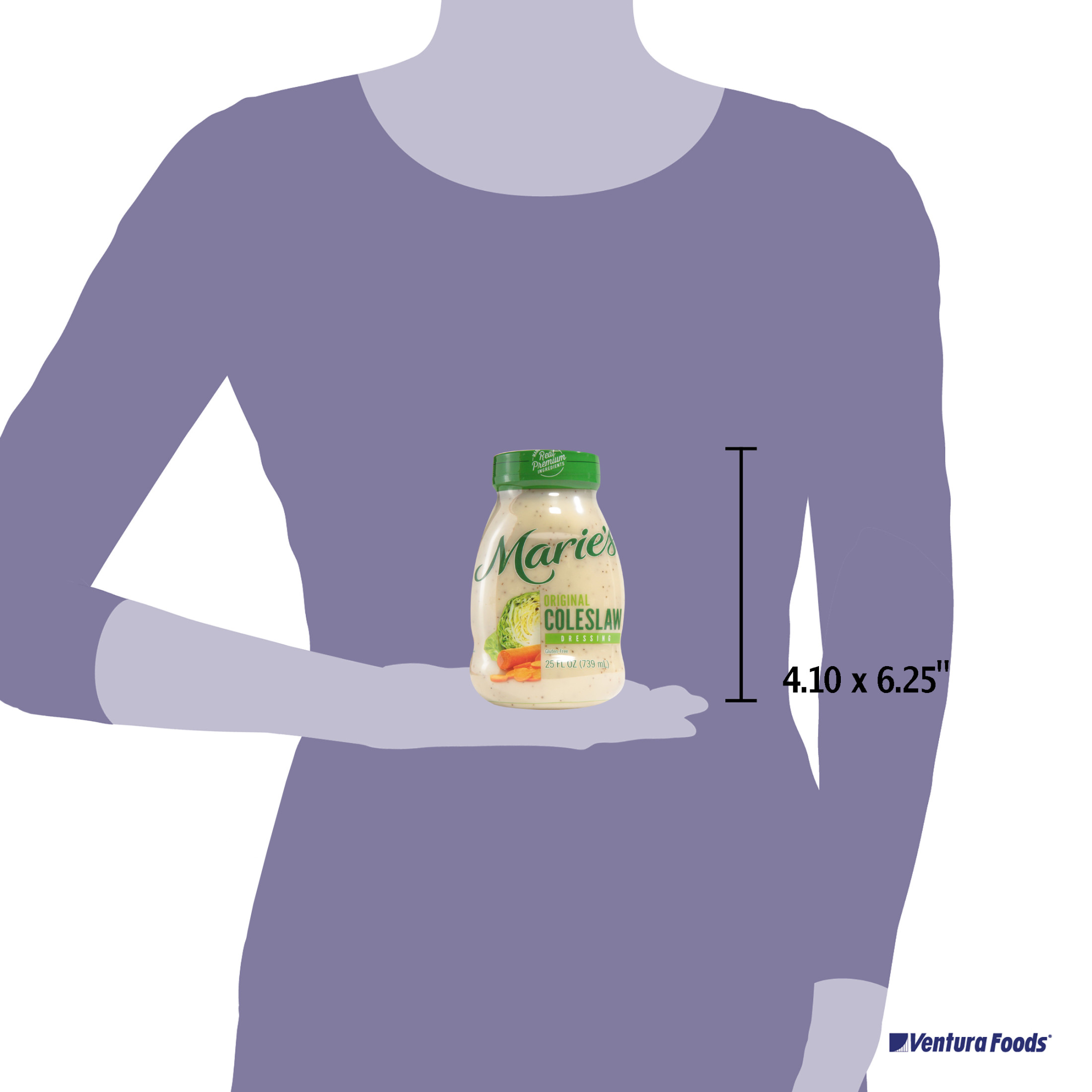 Marie'sÂ® Coleslaw Dressing 25 fl oz Plastic Jar thumbnail 3