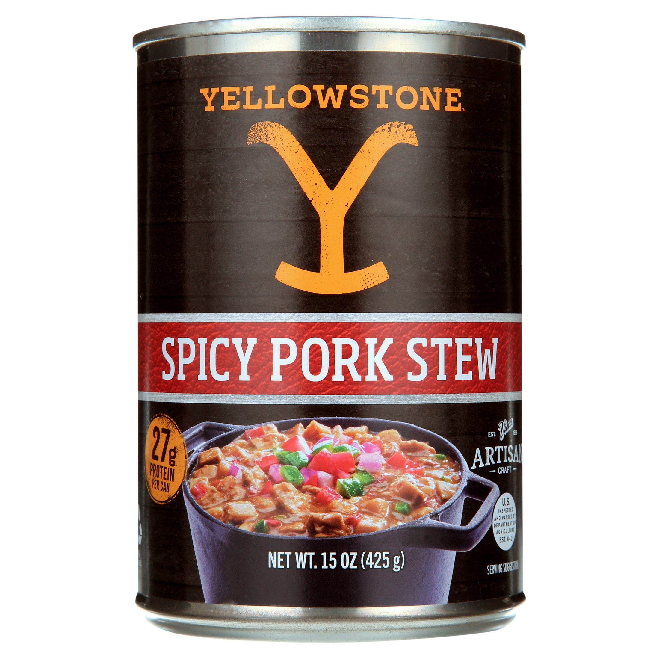 Yellowstone Spicy Pork Stew 15 oz. Can