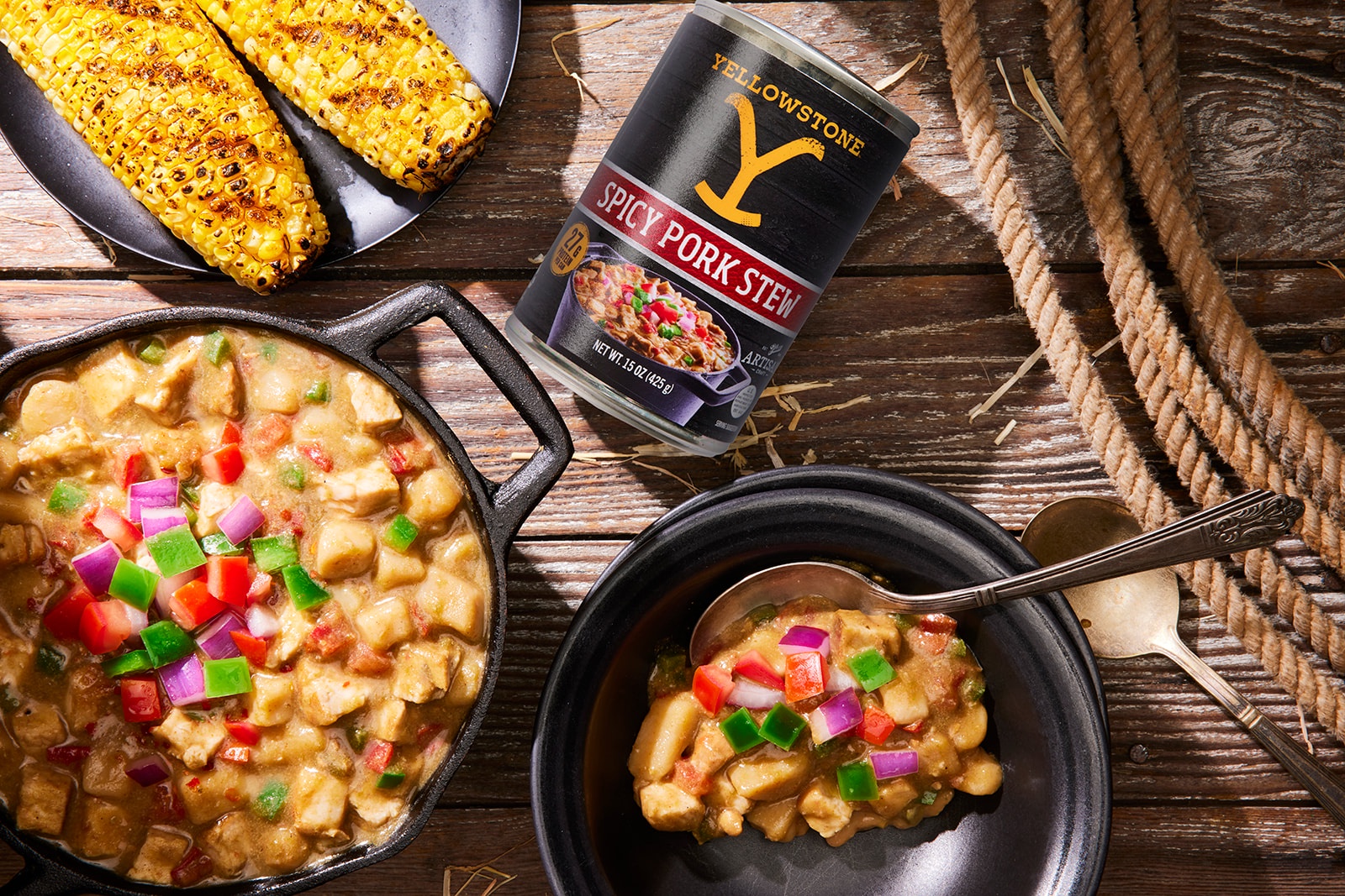 Yellowstone Spicy Pork Stew 15 oz. Can thumbnail 2