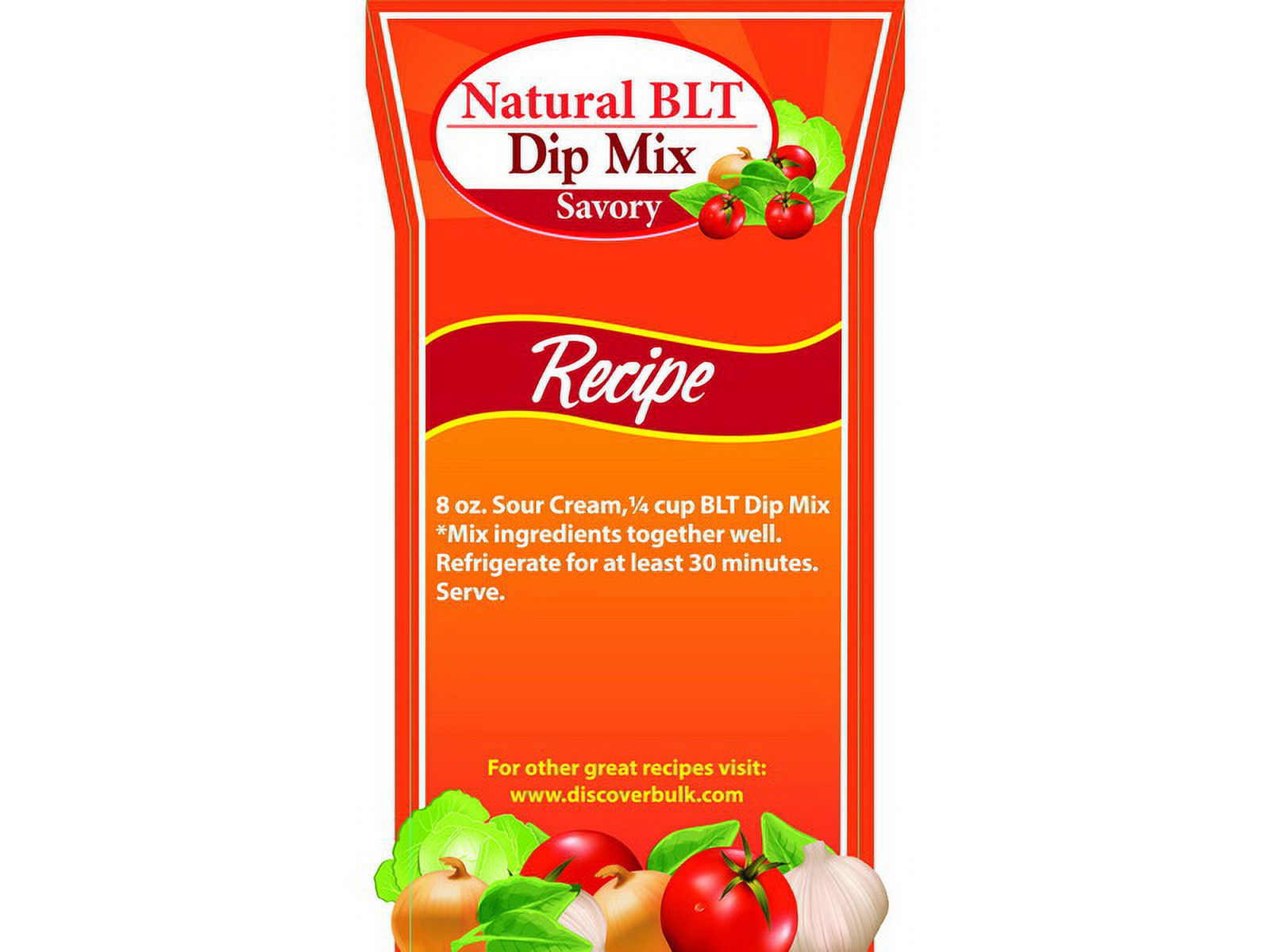 (Price/Case)Bulk Foods BLT Dip Mix 5lb, 278215 thumbnail 2