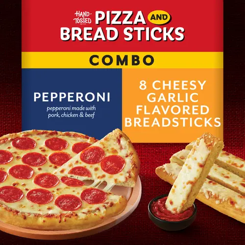 DiGiorno Pepperoni Pizza and Cheese Breadsticks Snacks Dinner Kit, 31.2 oz (Frozen) thumbnail 2