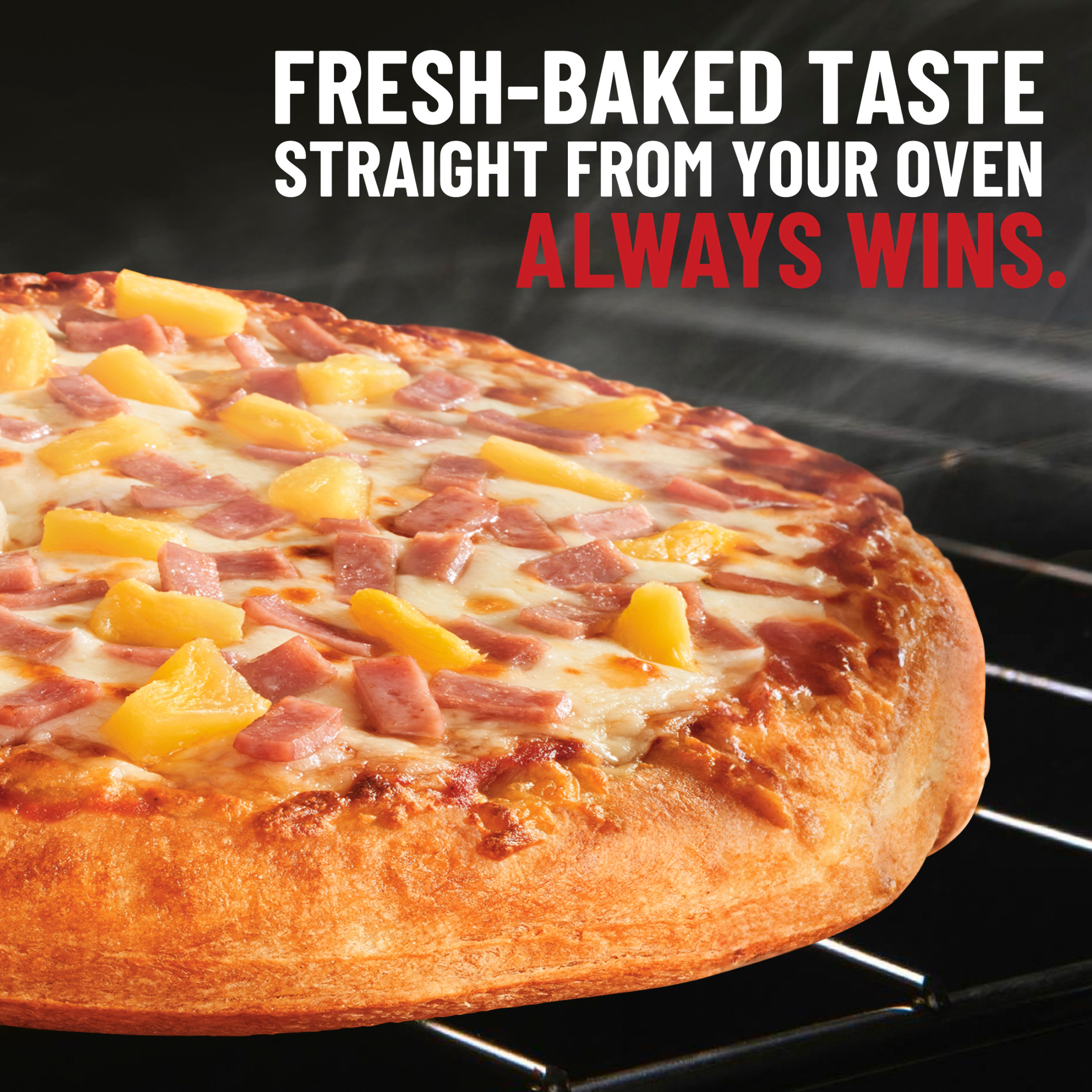 DiGiorno Rising Crust Hawaiian Style Pizza with Cheese, Ham and Pineapple, 26.5 oz (Frozen) thumbnail 2