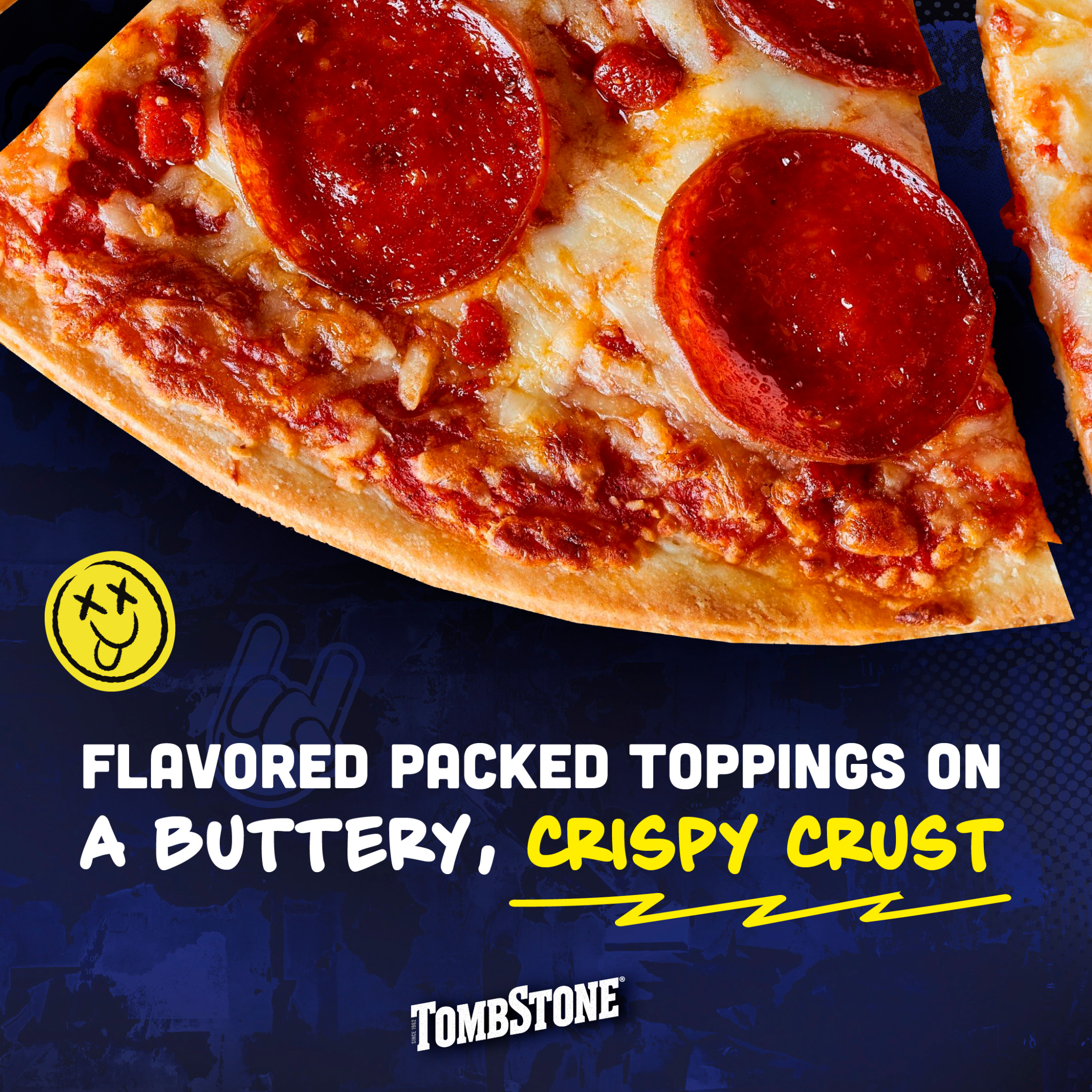 Tombstone Pepperoni, Original Thin Crust Pizza with Zesty Tomato Sauce, 19.3 oz (Frozen)â€‹ thumbnail 3