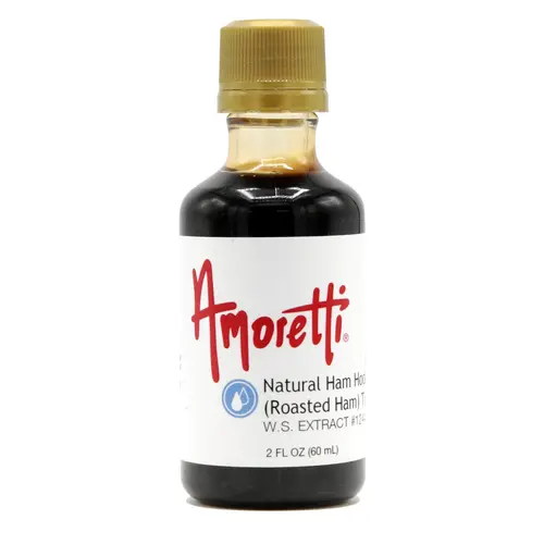 Amoretti - Natural Ham Hock (Roasted Ham) Type Extract Water Soluble 2 oz - Highly Concentrated & Perfect For Pastry, Savory