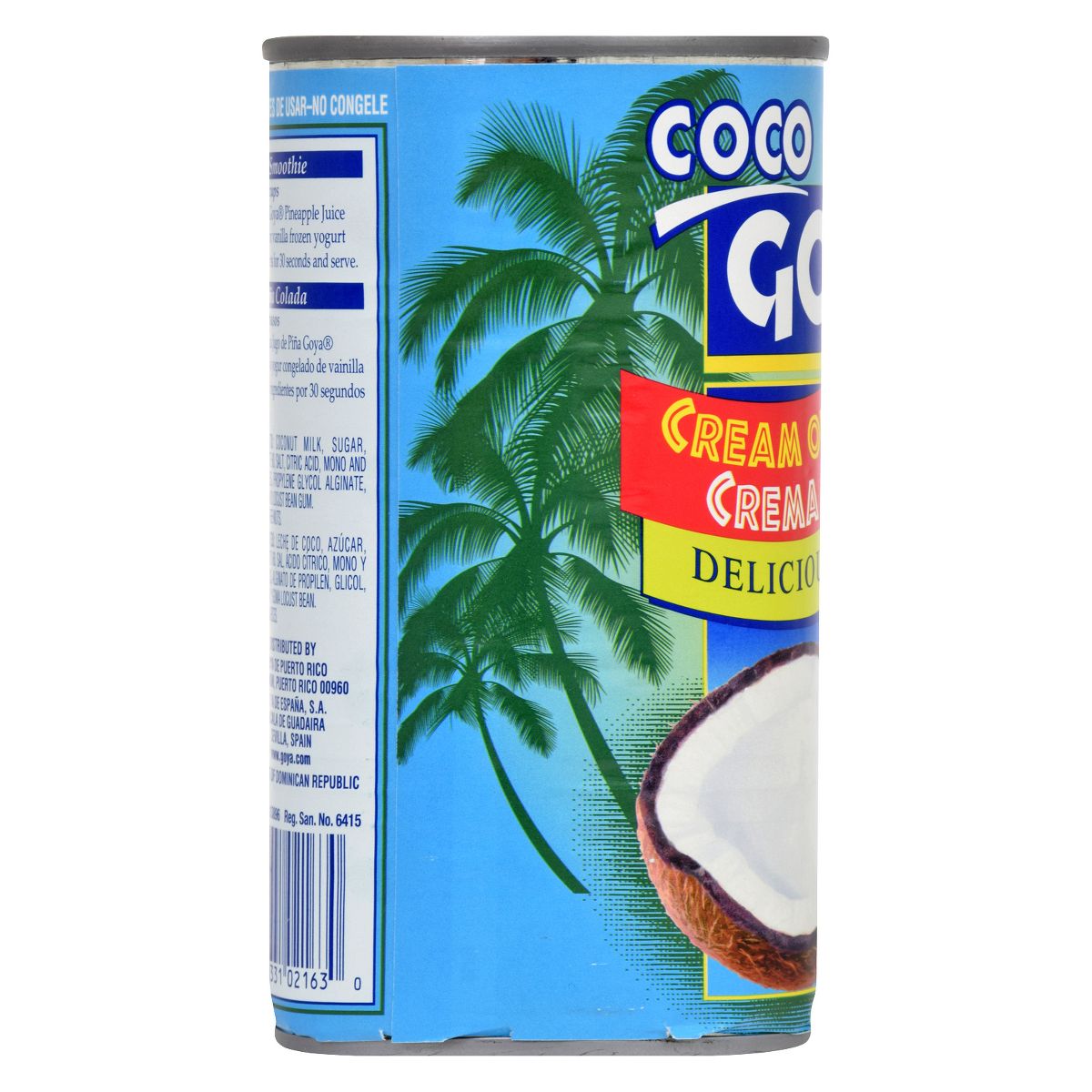 Goya Cream of Coconut - 15oz Can thumbnail 2