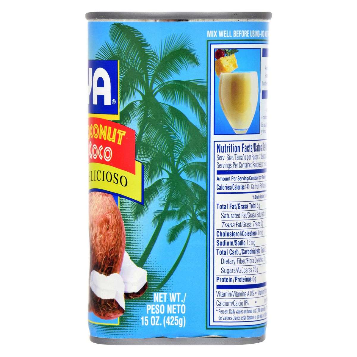 Goya Cream of Coconut - 15oz Can thumbnail 4