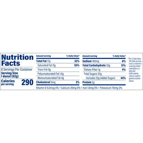 Entenmann's Frosted Devil's Food Donuts, 8 count, Chocolate Donuts, 17.5 oz Box thumbnail 3