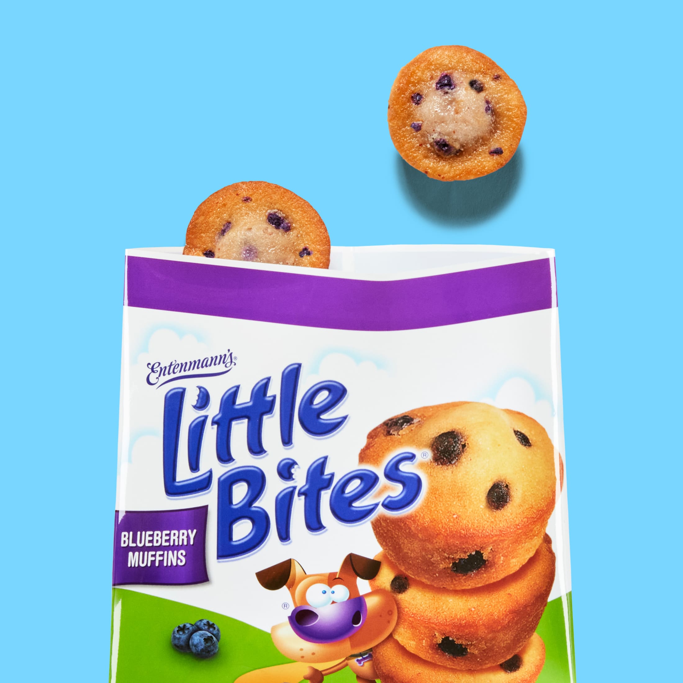 Little Bites Blueberry Muffins, 5 packs, Mini Muffins, 8.25 oz Box thumbnail 2