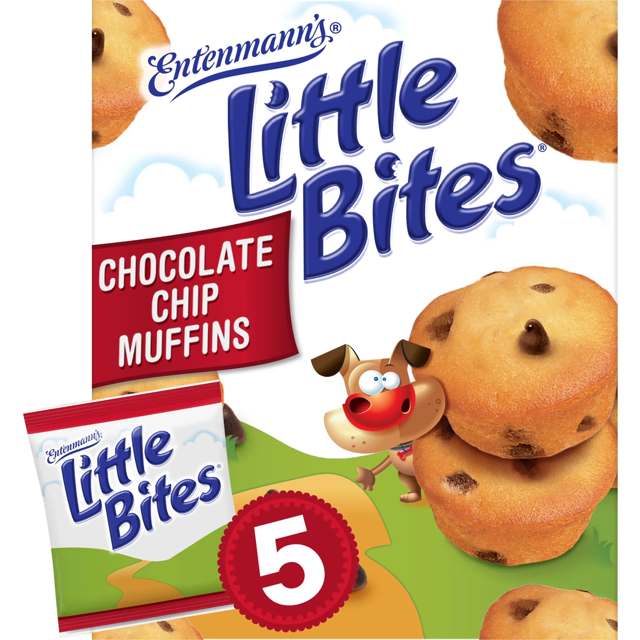 Little Bites Chocolate Chip Muffins, 5 packs, Mini Muffins, 8.25 oz Multipack