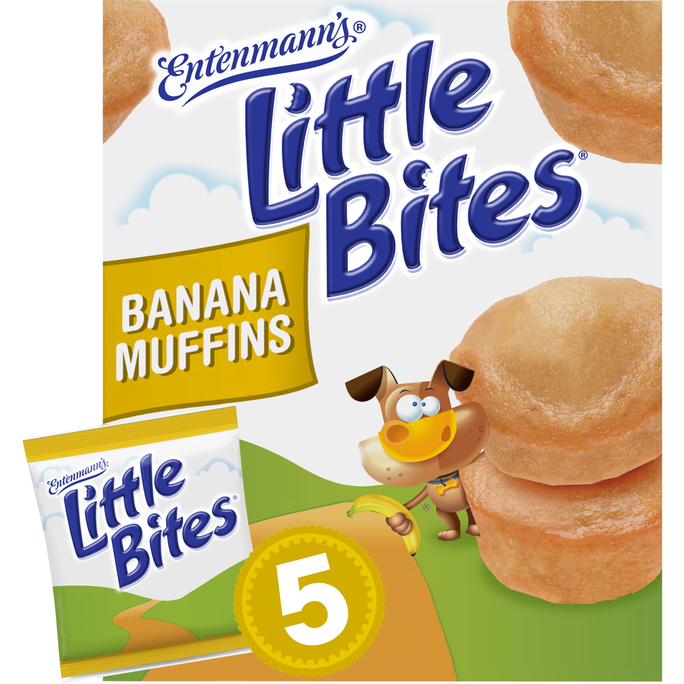 Little Bites Banana Muffins, 5 count, Mini Muffins, 8.25 oz Box