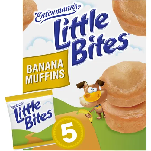 Little Bites Banana Muffins, 5 count, Mini Muffins, 8.25 oz Box