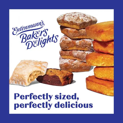 Entenmann's Baker's Delights Chocolate CrÃ¨me Filled Cupcakes, 8 packs, Chocolate Snack Cakes, 12.7 oz Box thumbnail 2