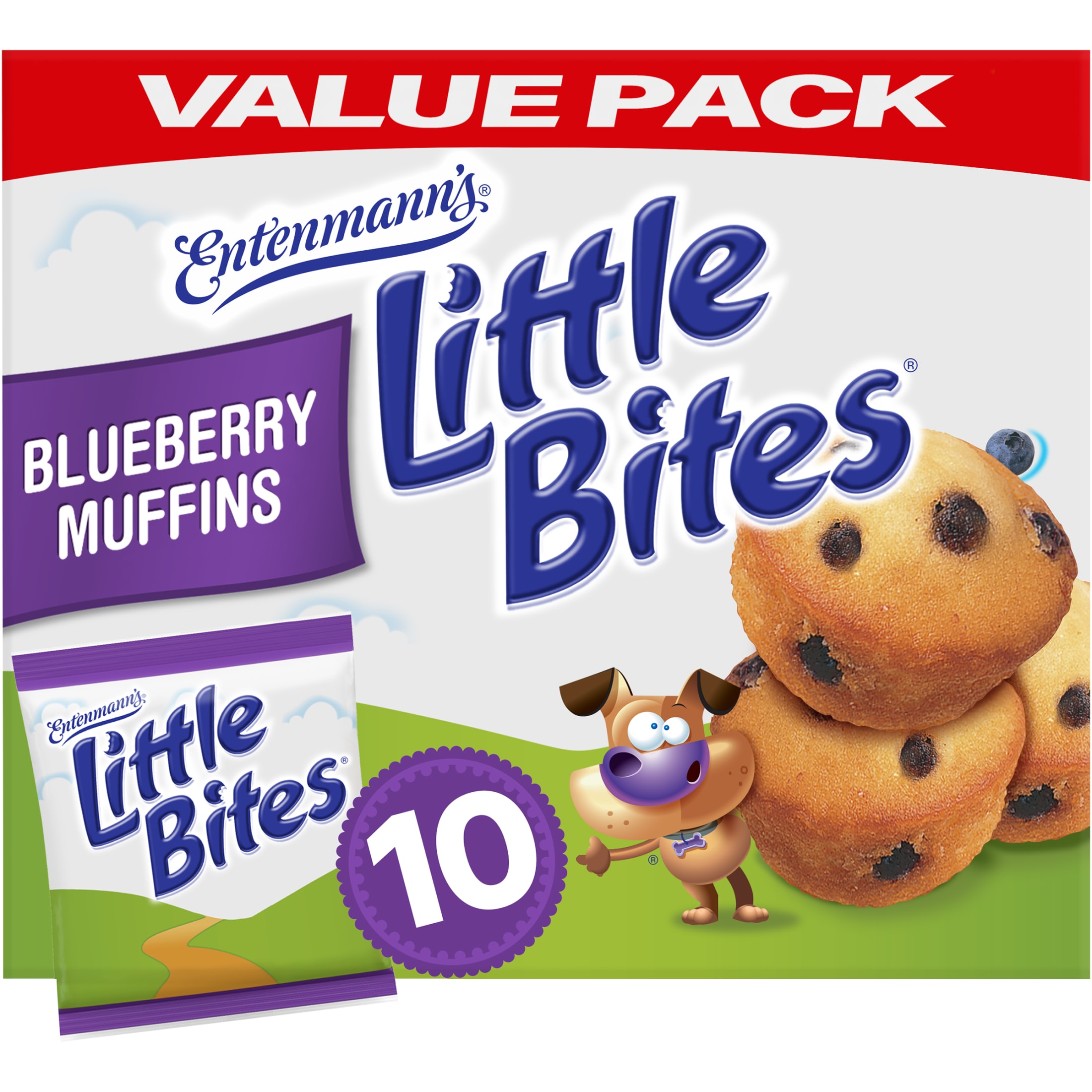 Little Bites Blueberry Muffins, 10 packs, Mini Muffins, 16.5 oz Multipack