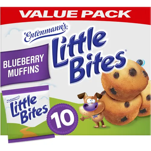 Little Bites Blueberry Muffins, 10 packs, Mini Muffins, 16.5 oz Multipack
