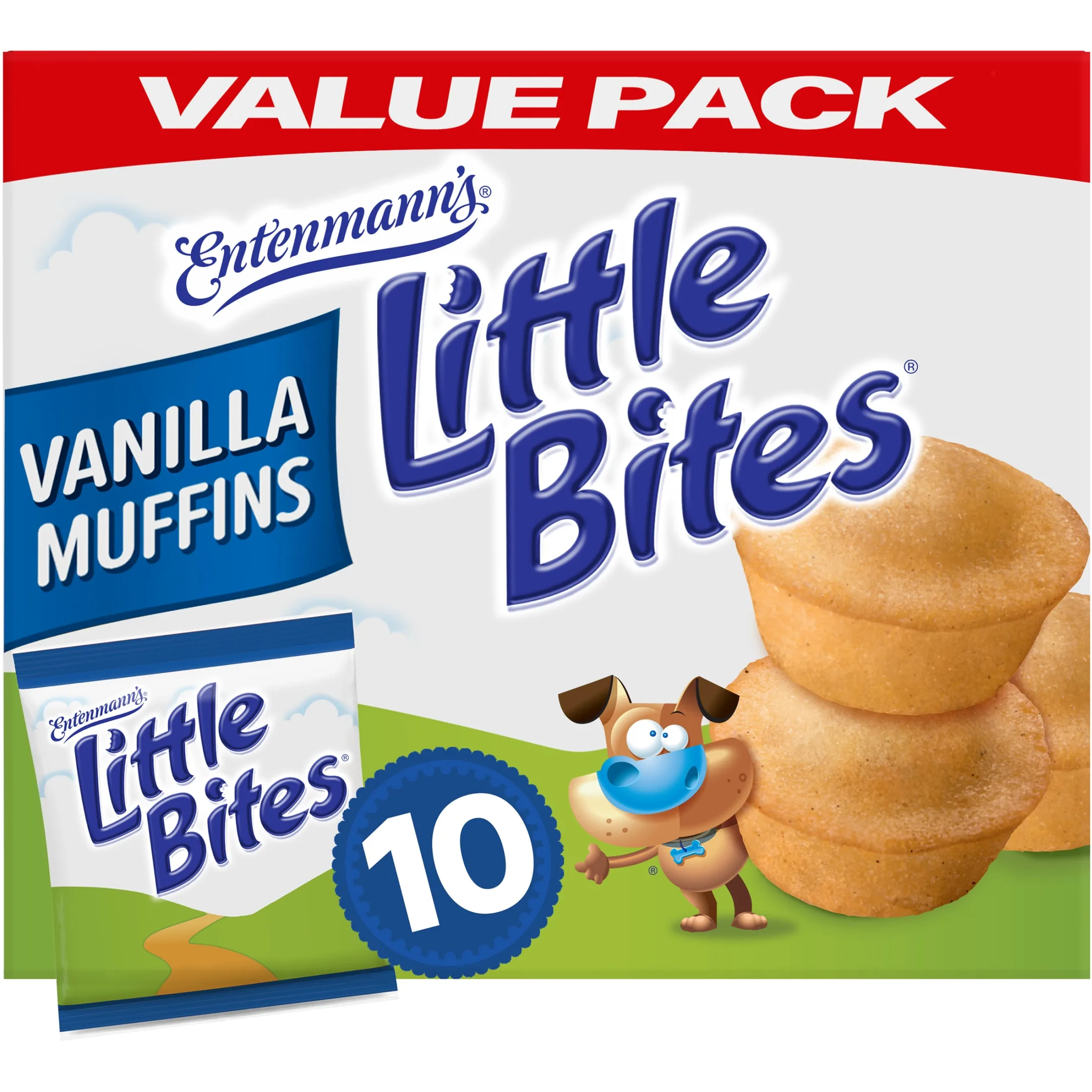 Little Bites Vanilla Muffins, 10 packs, Mini Muffins, 16.5 oz Multipack