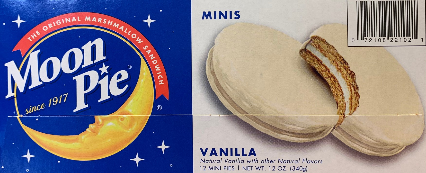 Moon Pie Mini Vanilla Marshmallow Sandwiches, 1 oz., 12 Count thumbnail 2