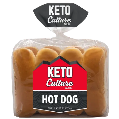 Keto Culture Hot Dog Buns, 12.5 oz, 8 Count
