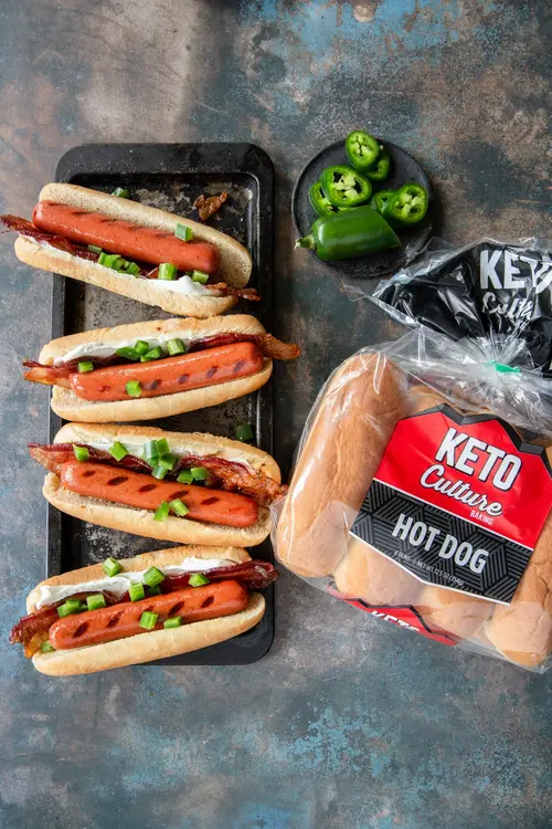 Keto Culture Hot Dog Buns, 12.5 oz, 8 Count thumbnail 2