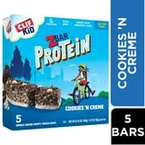 Zbar Protein Cookies 'n Creme Flavor Crispy Snack Bars, Gluten Free Protein Bars, 5ct