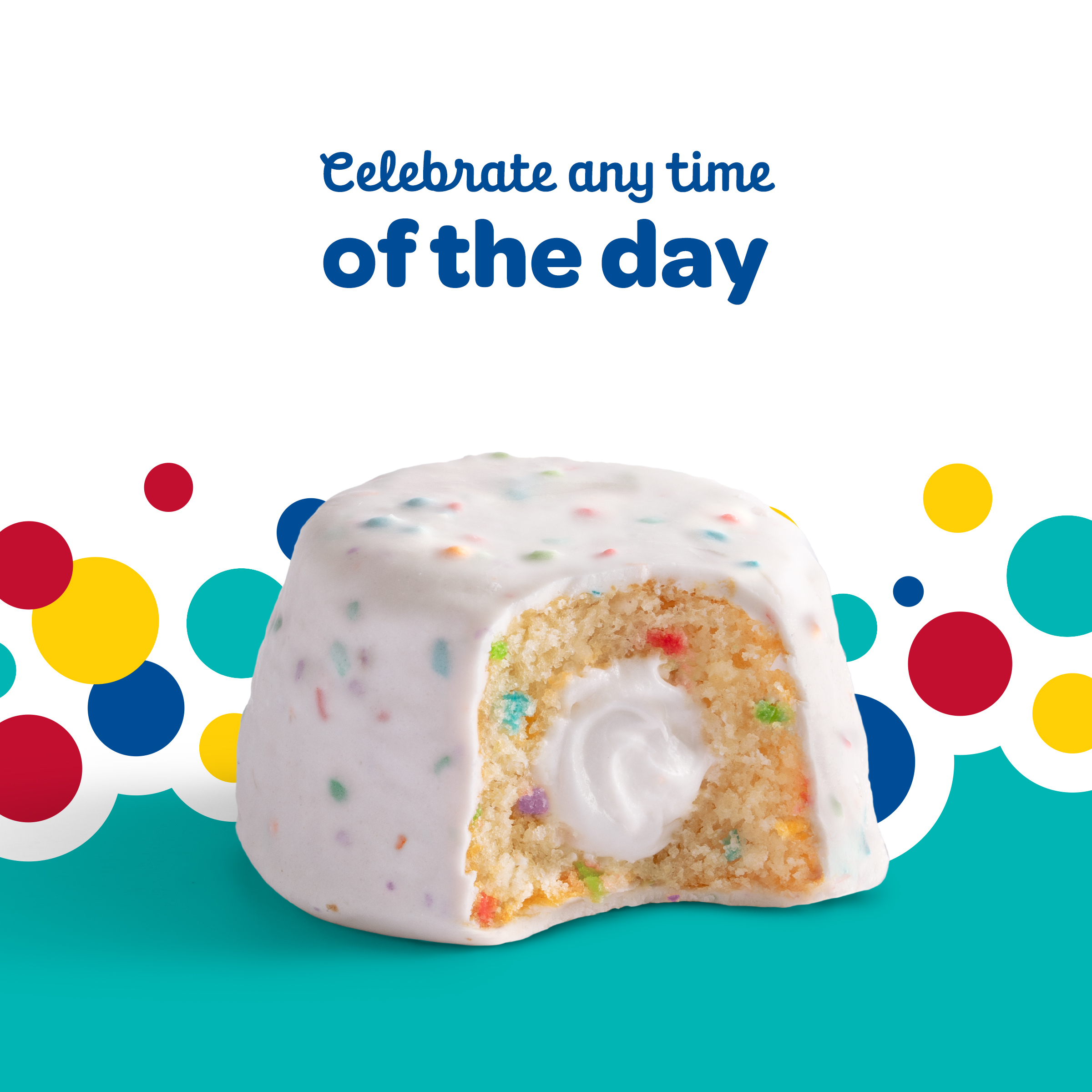 Wonder CrÃ¨me Filled Confetti Cakes, Birthday Cake Inspired Snack Cakes, 10.5 oz, 6 Count thumbnail 2