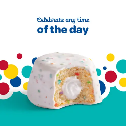 Wonder CrÃ¨me Filled Confetti Cakes, Birthday Cake Inspired Snack Cakes, 10.5 oz, 6 Count thumbnail 2