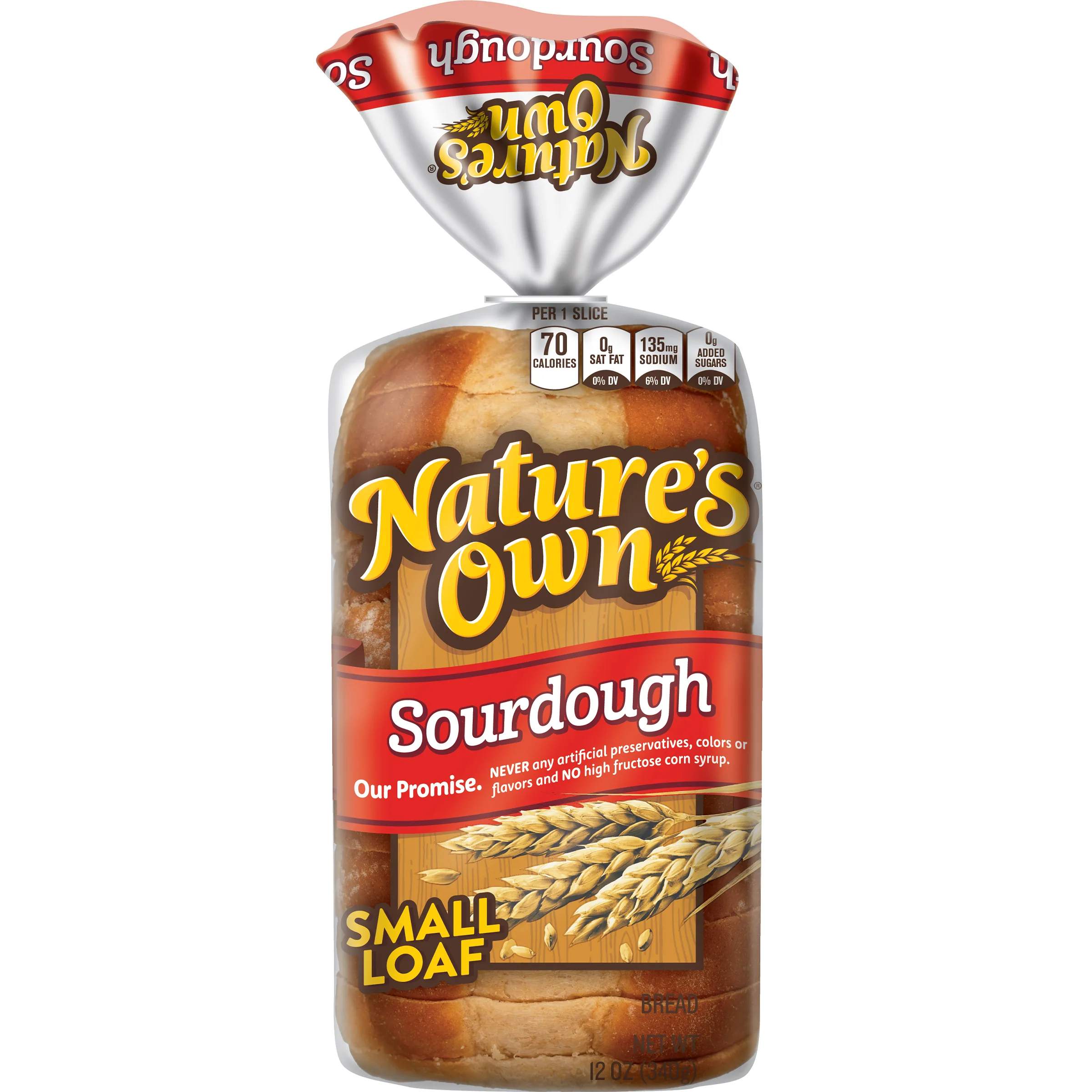 Nature's Own Sourdough, Small Loaf Size, Sliced Sourdough Sandwich Bread, 12 oz Loaf