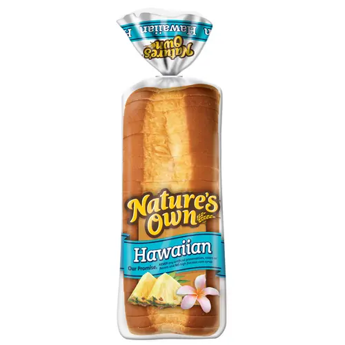 Nature's Own Hawaiian, Sliced Hawaiian Bread, 20 oz Loaf