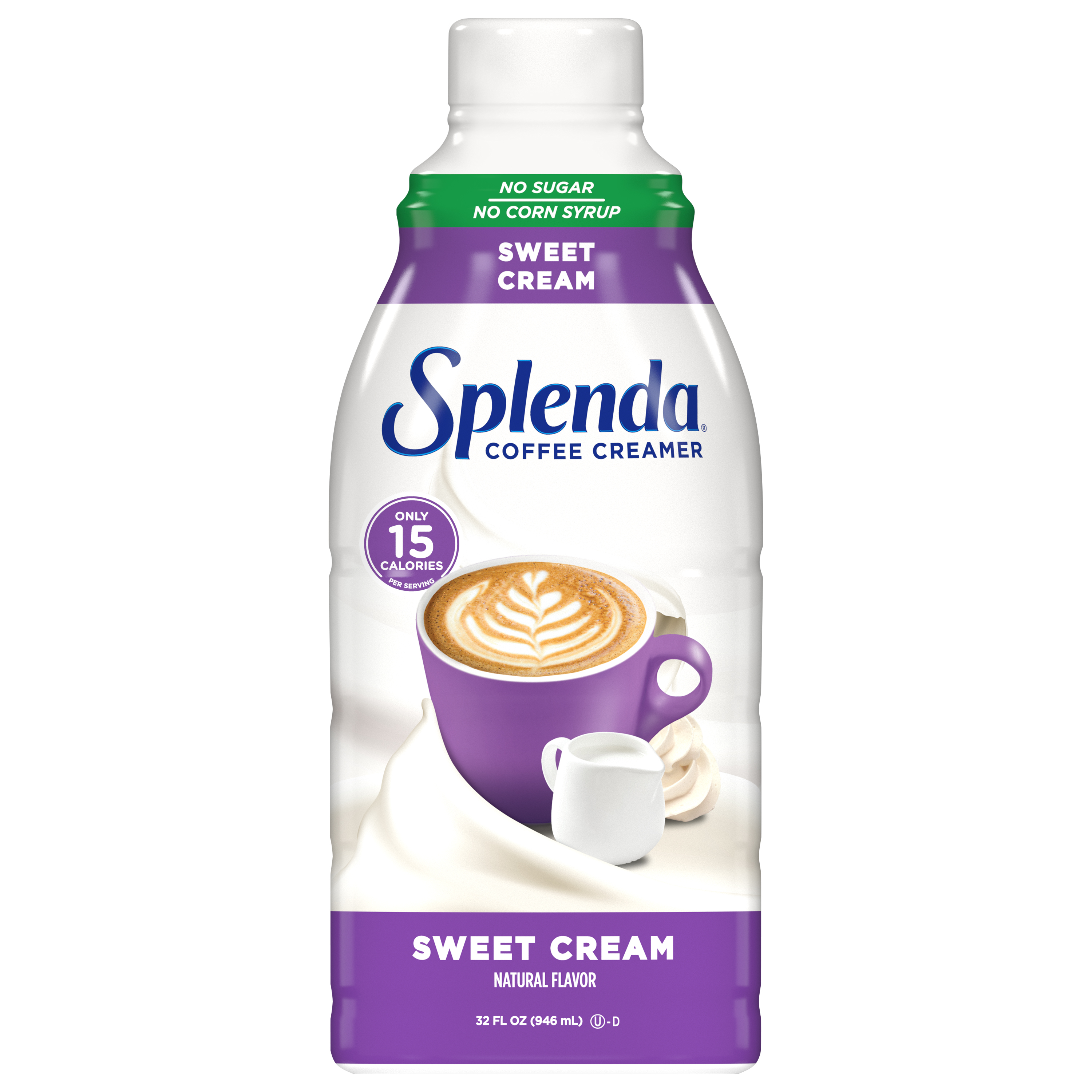 Splenda Sweet Cream Liquid Coffee Creamer, 32 fl oz Bottle