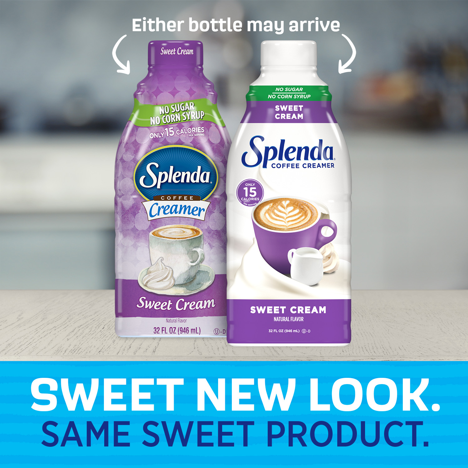 Splenda Sweet Cream Liquid Coffee Creamer, 32 fl oz Bottle thumbnail 2