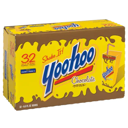 Yoo-hoo Chocolate Drink, 6.5 Fluid Ounce, 32 Count Boxes thumbnail 4